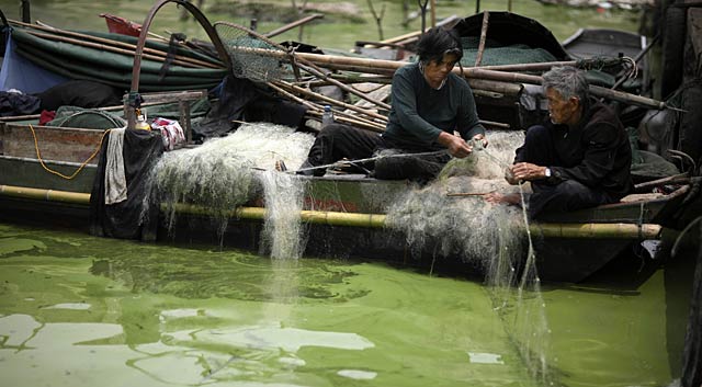 At least two million people near Lake Tai had to stop drinking and cooking with their main source of water. Chang W. Lee, The New York Times
